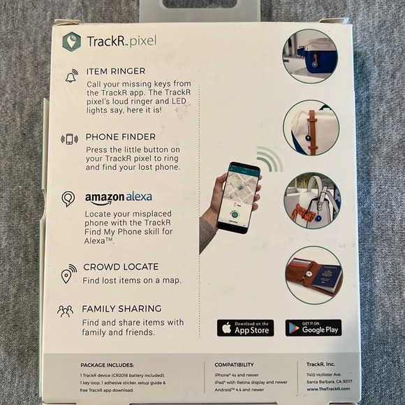 *NOB* TrackR Pixel Bluetooth Tracking Device - Picture 2 of 4